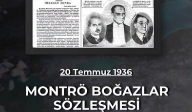 Montrö Sözleşmesi 90 yaşında