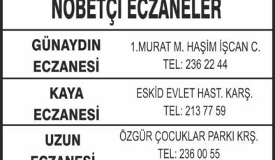 Nöbetçi Eczaneler