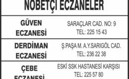 Nöbetçi Eczaneler