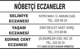 Nöbetçi Eczaneler