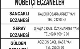Nöbetçi Eczaneler
