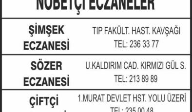 Nöbetçi Eczaneler