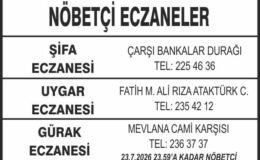 Nöbetçi Eczaneler