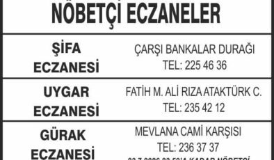 Nöbetçi Eczaneler