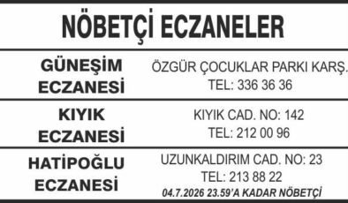 Nöbetçi Eczaneler