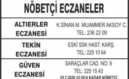 Nöbetçi Eczaneler