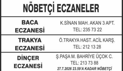Nöbetçi Eczaneler