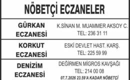 Nöbetçi Eczaneler