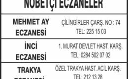 Nöbetçi Eczaneler