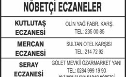 Nöbetçi Eczaneler