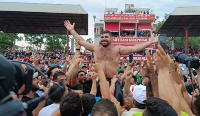 Kırkpınar’ın en büyüğü Erkan Taş!
