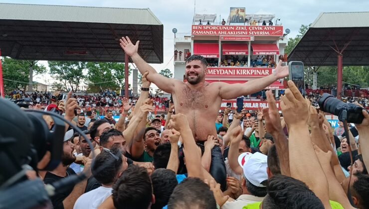 Kırkpınar’ın en büyüğü Erkan Taş!