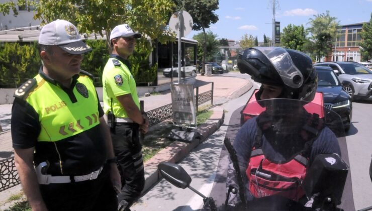 Motosikletlilere ‘güvenli sürüş’ denetimi!