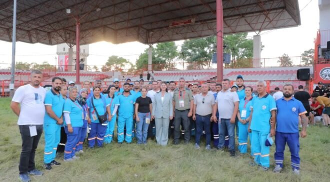 Belediye Kırkpınar haftasında 91,8 ton atık topladı