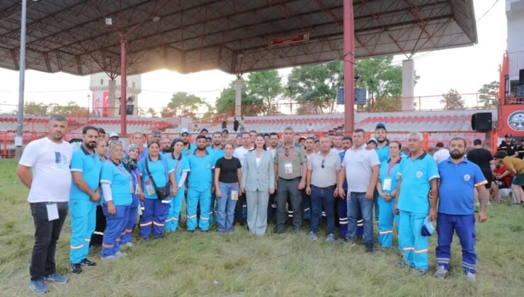 Belediye Kırkpınar haftasında 91,8 ton atık topladı