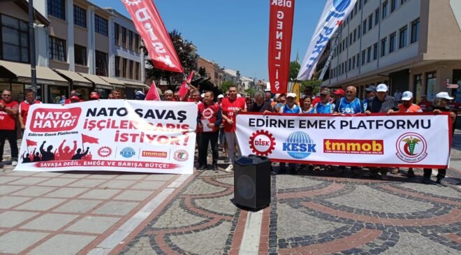 Emekçilerden ‘NATO’ya hayır’