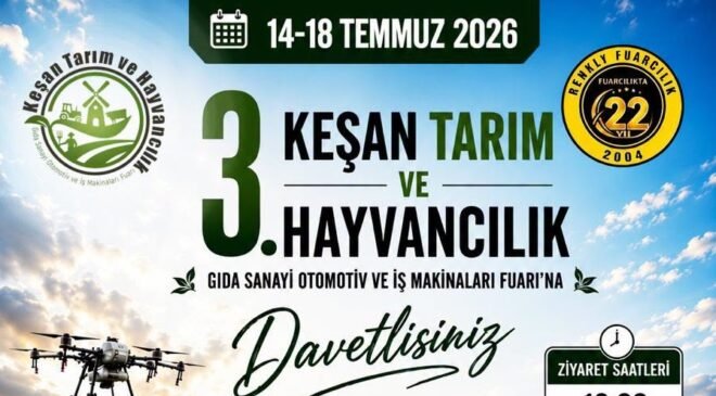 Keşan’da Tarım ve Hayvancılık Fuarı