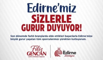 Gencan’dan başarılı sporculara kutlama