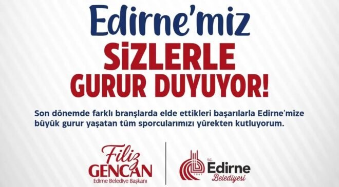Gencan’dan başarılı sporculara kutlama