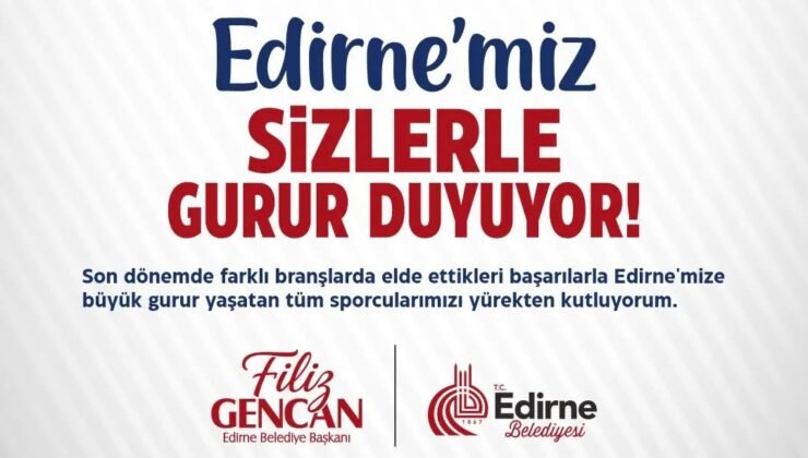 Gencan’dan başarılı sporculara kutlama
