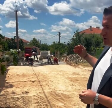 Lalapaşa’da sokaklar yenileniyor