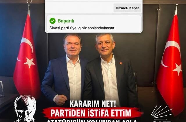 Şadan Şimşek CHP’den ayrıldı