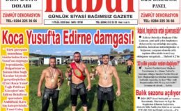 1 Eylül 2026 Salı Hudut Gazetesi