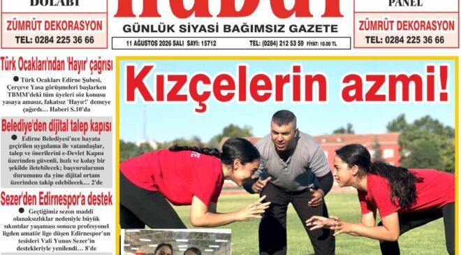 11 Ağustos 2026 Salı Hudut Gazetesi