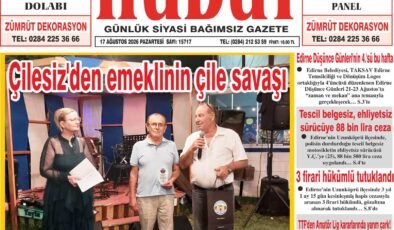 17 Ağustos 2026 Pazartesi Hudut Gazetesi