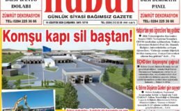 19 Ağustos 2026 Çarşamba Hudut Gazetesi