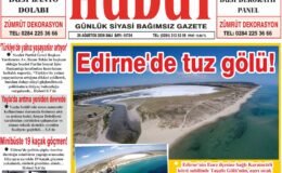 25 Ağustos 2026 Salı Hudut Gazetesi