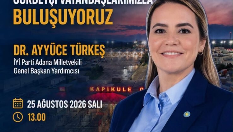 Dr. Ayyüce Türkeş, gurbetçilerle buluşacak