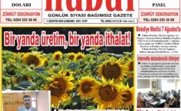 5 Ağustos 2026 Çarşamba Hudut Gazetesi