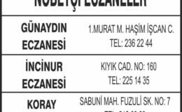 Nöbetçi Eczaneler