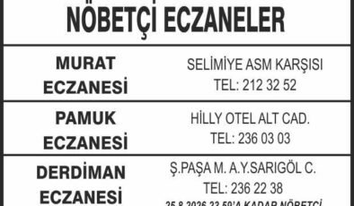 Nöbetçi Eczaneler