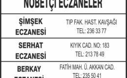 Nöbetçi Eczaneler