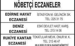 Nöbetçi Eczaneler