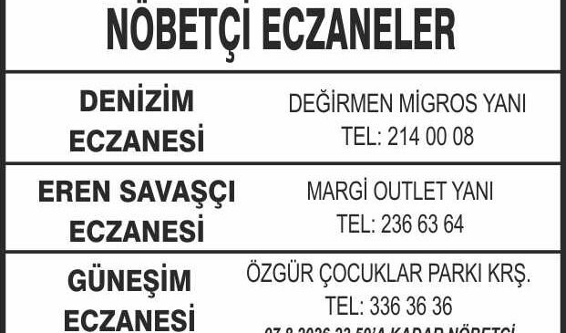 Nöbetçi Eczaneler