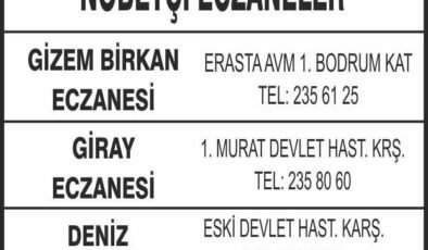Nöbetçi Eczaneler