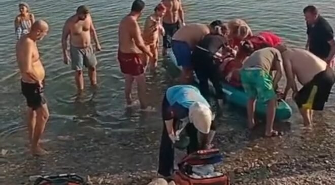 İki kardeş boğulma tehlikesi yaşadı