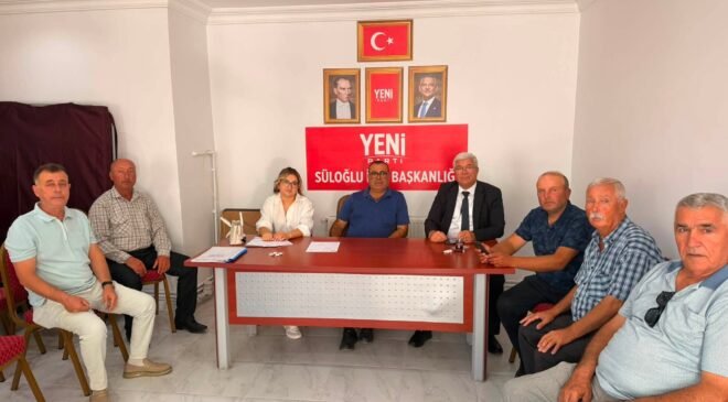 Süloğlu’nda Yeni Parti üye kayıt heyecanı