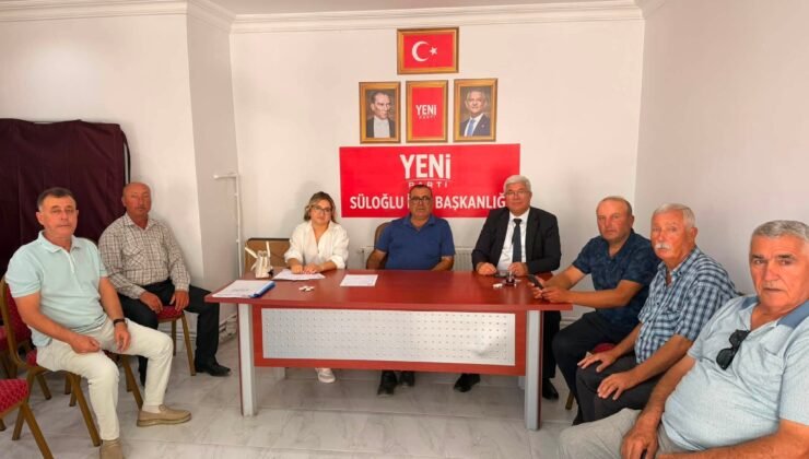 Süloğlu’nda Yeni Parti üye kayıt heyecanı