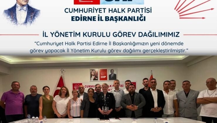 CHP’de görev dağılımı