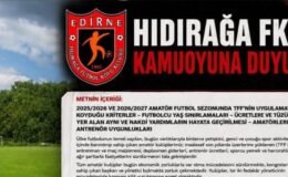 Hıdırağa SK’dan TFF’ye çağrı