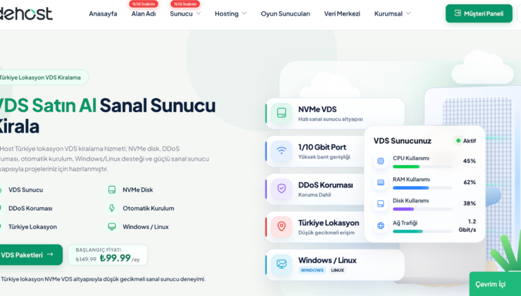 Dijital Altyapıda Yeni Standart: Dehost ile Yüksek Hızlı ve Güvenilir Sunucu Çözümleri
