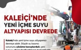 Keleiçi’nde içme suyu derdine son!