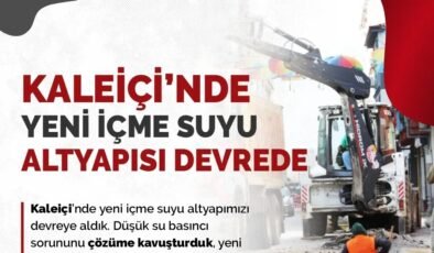 Keleiçi’nde içme suyu derdine son!