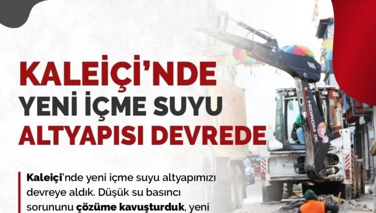 Keleiçi’nde içme suyu derdine son!