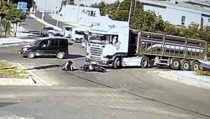 TIR’la çarpışan motosikletli yaralandı