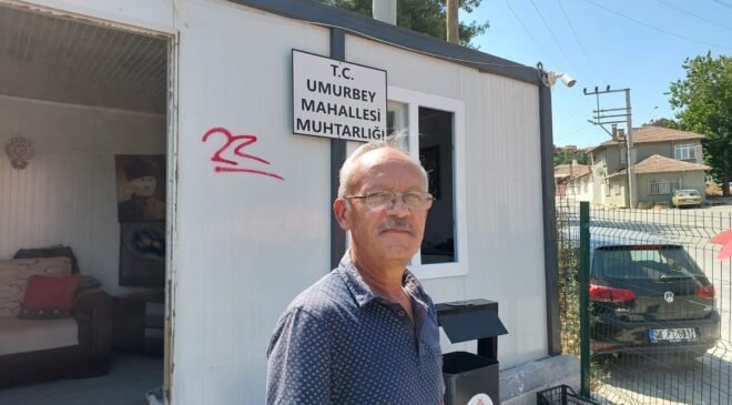 Umurbey muhtarından belediyeye sitem!